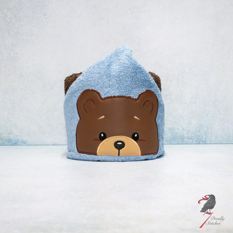 Teddy Bear Hooded Bath Towel