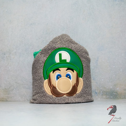 Green Pipe Hero Hooded Bath Towel