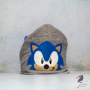 Gamer Hedgehog Hooded Bath Towel