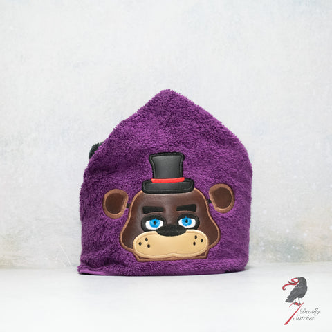 Game Bear Hooded Bath Towel