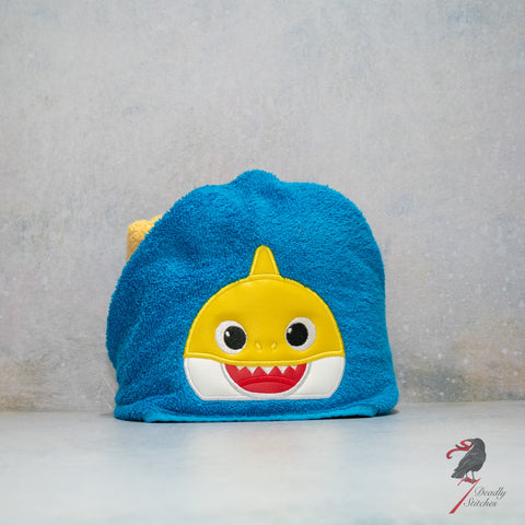 Lil Shark Hooded Bath Towel