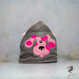 Pink Dog Hooded Bath Towel