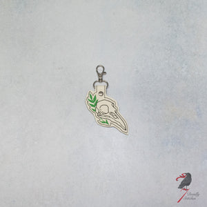 Bird Skull Keychain