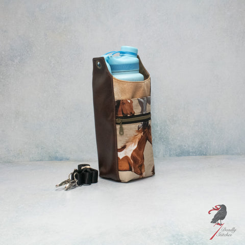 H2o2Go Bottle Bag - Horses