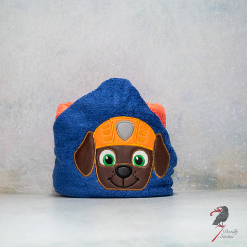 Dive Pup Hooded Bath Towel