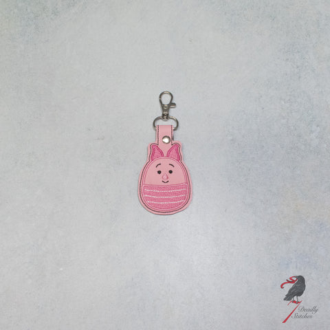 Storybook Pig Keychain