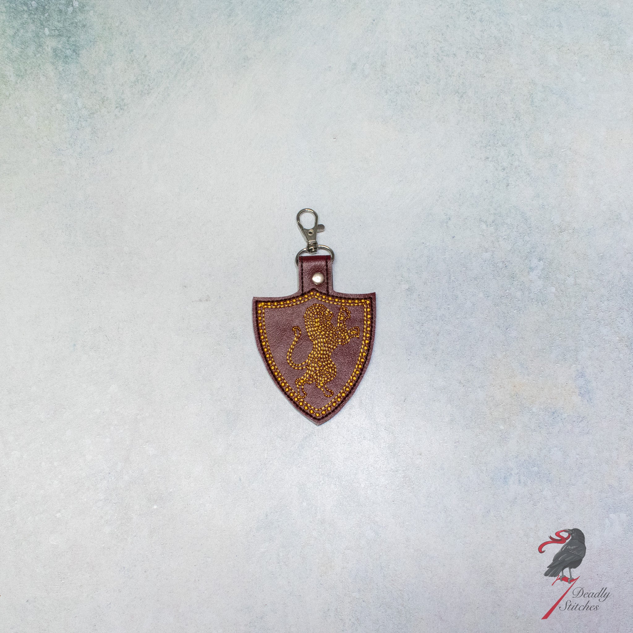 House Lion Crest Keychain