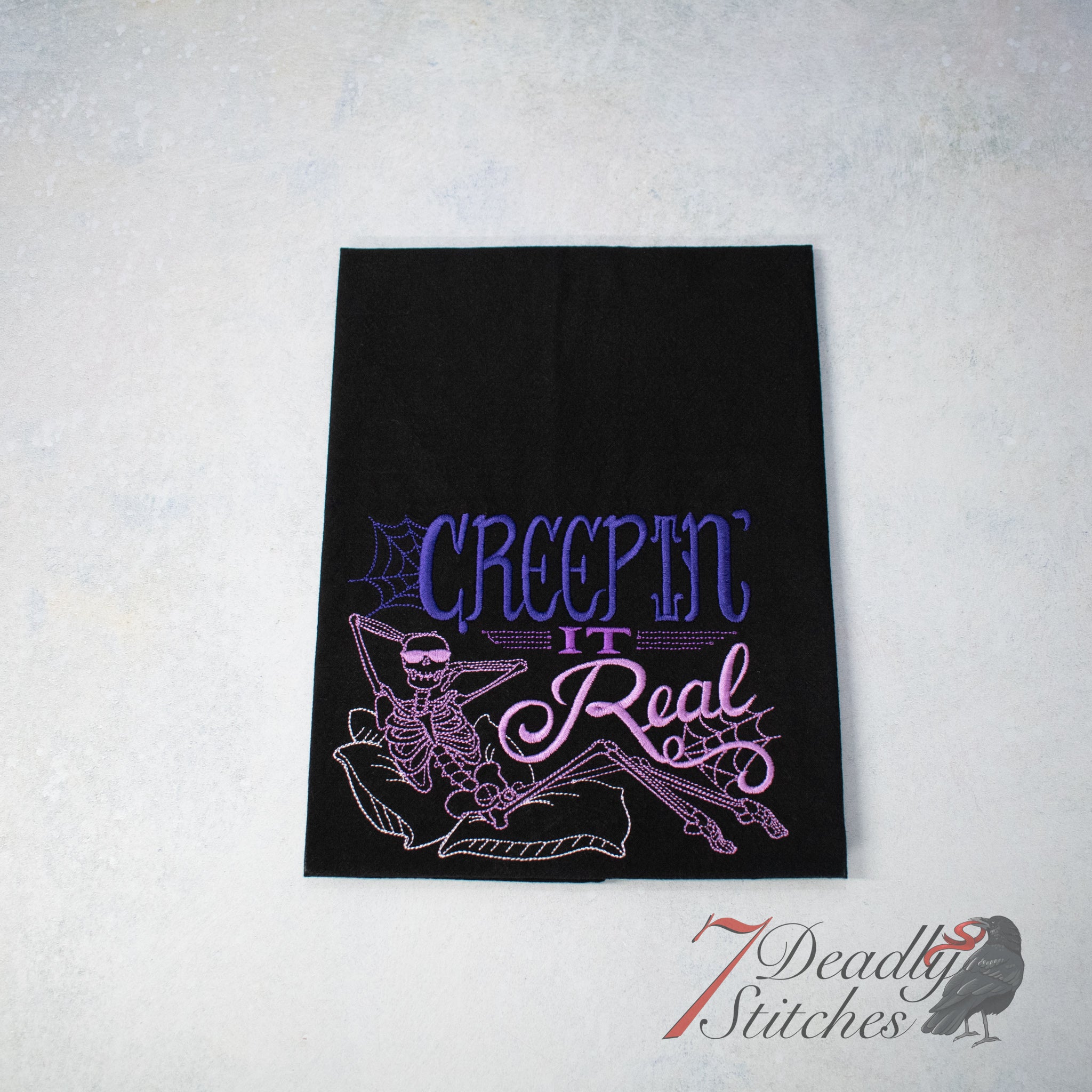 Supernatural Wit - Creepin' It Real Flour Sack Dish Towel