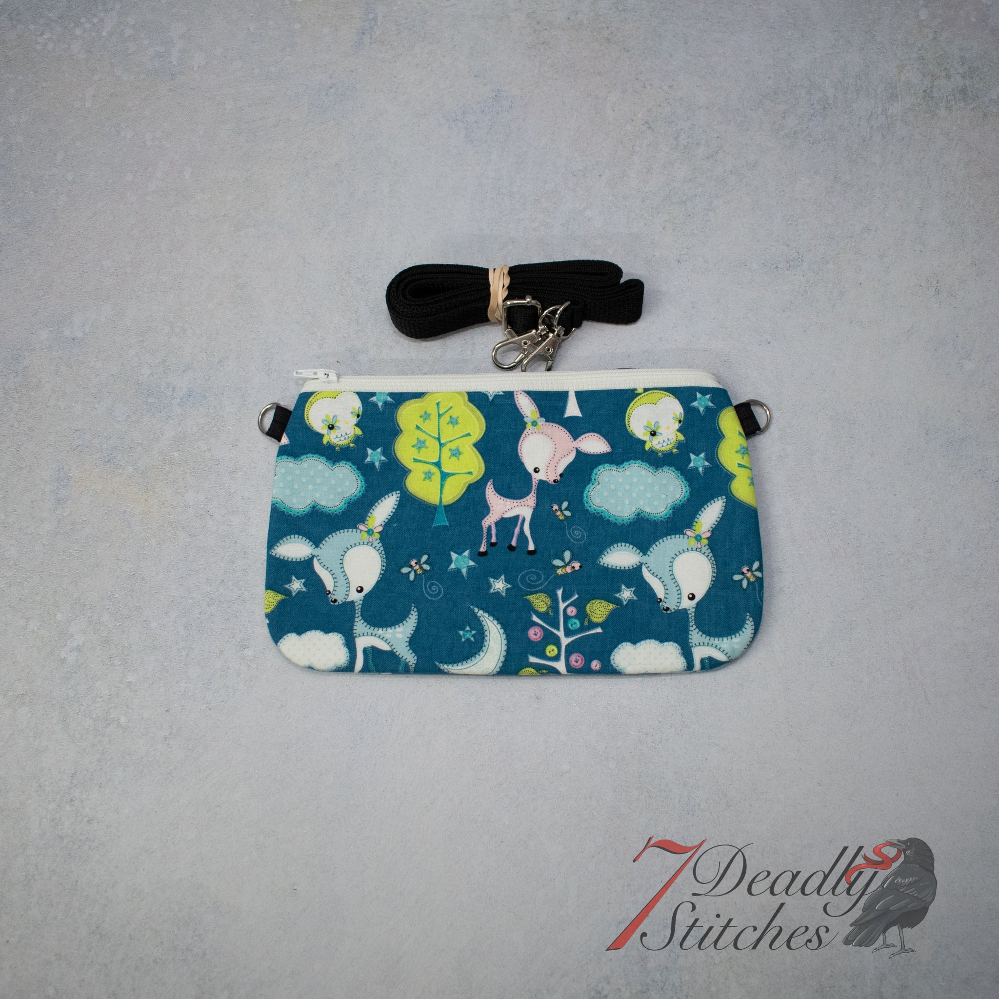 Deer and Moons Simple Crossbody